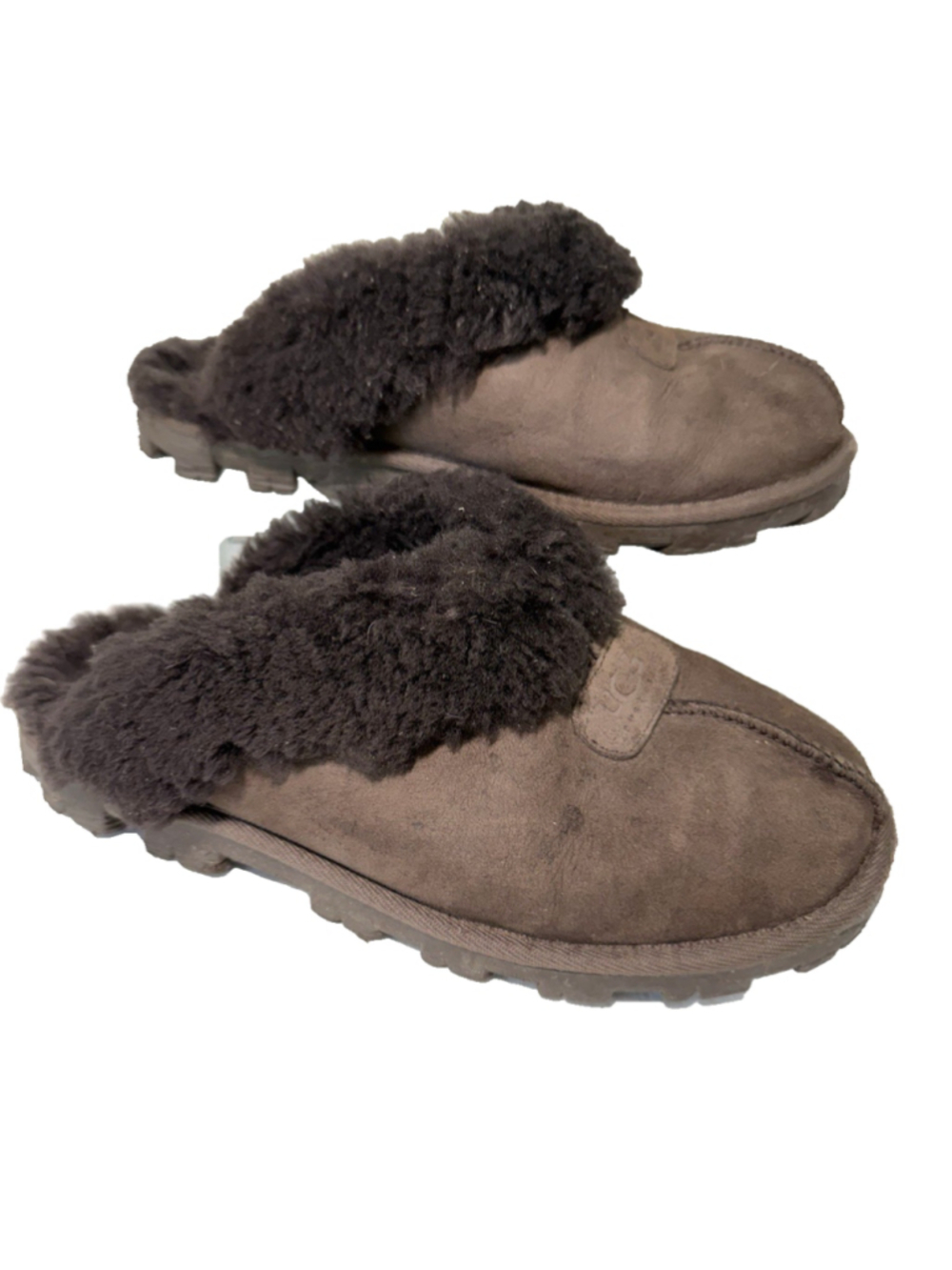 Ugg 5125 Scuffette Slippers Womens Brown Slides Suede Size 7